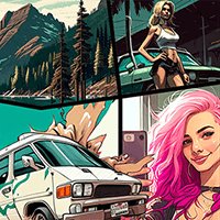 Girls Bus Adventure